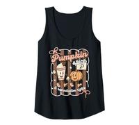 Womens Pumpkin Spice Reproductive Rights Feminist Retro Fall Season Tank Top