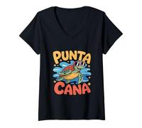 Women's Punta Cana Dominican Republic Punta Cana V-Neck T-Shirt