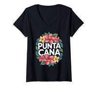 Women's Punta Cana Dominican Republic Punta Cana V-Neck T-Shirt