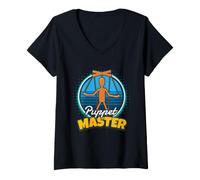 Women's Puppet Master Puppet Player Doll V-Neck T-Shirt