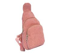 Women's Pure Color Ladies Bag Simple Velvet Canvas Bag Casual Shoulder Bag with One Shoulder Shopper Bags, pink, One Size