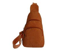 Women's Pure Color Ladies Bag Simple Velvet Canvas Bag Casual Shoulder Bag with One Shoulder Shopper Bags, brown, One Size