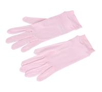 Women's Pure Silk Sleep Hydration Gloves, Silk UV Protection Sunscreen Gloves for Summer, pink light, One size