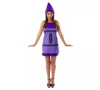 Women's Purple Crayon Costume Dress