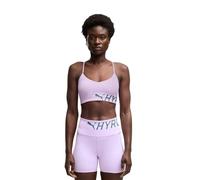 Women's Purple Puma Hyrox Strappy Pwrmode Sports Bra, Size S