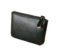 Women's Purse Women Mini Purse Short Soft Leather Simple Coin(Green)