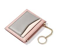 Women's Purse Women Short Mini Wallet Money Clip(Pink)