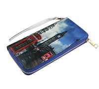 Women's Purses Souvenir London Westminster Picture Design Zip Around Long