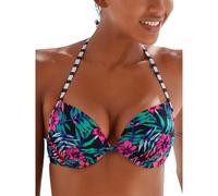 Women's push-up bikini top Lascana Summer Multicolore 42A
