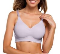 Women's Push Up Bra - Bralette Wireless, Strong Hold Seamless Padded and V-Neck, Wireless, Minimizer, Sleep Bras, Underwear Support