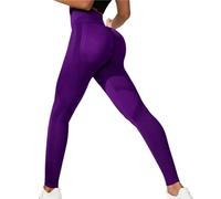 Women's Push Up Leggings High Waist Flat Stomach Sports Trousers Tight Pure Color Comfortable and Breathable Stretchy Pants for Gym Yoga Sport Soft Cheap Fitness