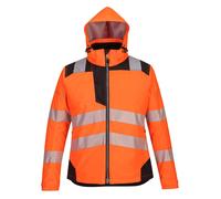 Women's PW3 Hi-Vis Work Jacket Waterproof Insulated Safety Workwear Winter Coat