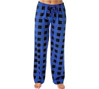 Women's Pyjama Bottoms,Casual Floral Wide Leg Lounge Wear Pyjamas For Women Tall Linen Trousers Womens Plaid Pajama Pants Women's Pyjama Bottoms Long Plus Size