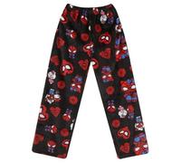 Womens Pyjama Bottoms, Flannel Pjs Pants for Women Anime Cartoon Super Soft Comfort Warm Fluffy Pyjamas Pants Cute Y2K Kawaii Casual Home Lounge Trousers Pj Sleeping Pajamas Bottoms for Autumn Winter