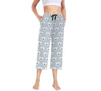 Women's Pyjama Bottoms Koala, Capri Pants Comfy Pajama Pjs Lounge Pants M