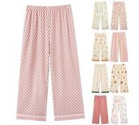 Womens Pyjamas Bottoms Capri Pants For Women Uk Three Quarters Sleepwear