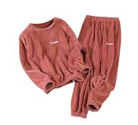 Womens Pyjamas Set Long Sleeve Fleece - Womens Pyjamas Sets Long Sleeve