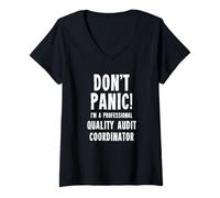 Womens Quality Audit Coordinator V-Neck T-Shirt
