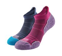 Womens Quarter Running Socks by 1000 Mile - 2 Pack Nylon Sport Socks