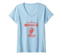Womens Quartiers Nord Marseilles Boxing Club France - Boxing V-Neck T-Shirt