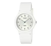 Womens Quartz Watch White Slim Design Lightweight Bio Resin Strap Waterproof