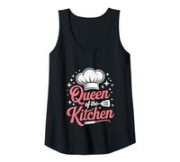 Womens Queen of The Kitchen Culinary Queen Chef Tank Top
