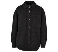 Women's quilted fleece shirt Urban Classics Noir L