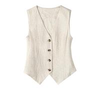women's quilted gilet lace buttons front gilets floral embroidered vest bowknot sleeveless women tassel fringe crop plain coat plus size outwear tops