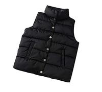 Womens Quilted Gilet Lightweight Cozy Jacket High Collar Vest Padded Sleeveless Body Warmer Waterproof Outerwear Button Puffer Gilets with Pockets Waistcoat Ladies Comfy Cardigan Fishing Riding Coat