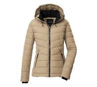 Women's quilted hooded jacket Killtec GW 32 Beige 40