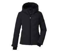 Killtec KSW 31 WMN SKI QLTD Women's Ski Jacket/Functional Jacket in Down Look with Hood and Snow Guard Black Blue 50 43417-000