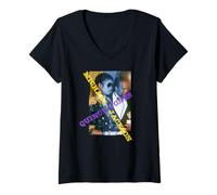 Womens Quincy Jones_Michael Jackson_001 V-Neck T-Shirt