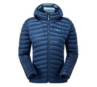 Rab Women's Cirrus Flex Hoody - Lightweight Insulated Coat for Trekking, Skiing, & Climbing - Tempest Blue - X-Large