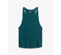 Women's racerback tank top with logo Superdry Essential Vert L