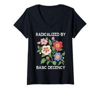 Women's Radical Progressive Social Justice Shirts V-Neck T-Shirt