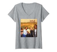 Women's Radiohead Pablo Honey Era Thom Yorke By AJ Barratt V-Neck T-Shirt