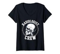 Womens Radiologist Crew Radiology Radiologist tech for men V-Neck T-Shirt