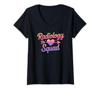 Womens Radiology Squad Diagnostic Imaging Profession V-Neck T-Shirt