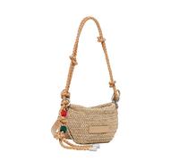 Women's Raffia Fabric Shoulder Bag Desigual Blanc TU