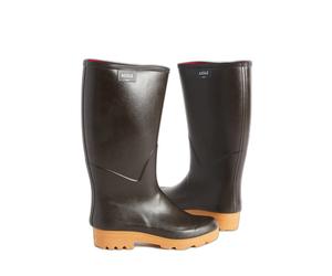 Women's rain boots Aigle Chambordpro L2i Brown 35