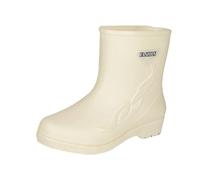 Women's Rain Boots, Comfortable, Breathable Wellington Boots, Outdoor Abrasion-Resistant Work Boots, Waterproof Non-Slip Half Height Ankle Boots, Garden Boots, Leisure Non-Slip Aqua Shoes, White, 5 UK