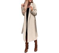 Women's Rain Jacket Cropped Puffer Jacket Teachers Gifts Golf Women's Faux Wool Coat Blouse Thin Coat Trench Long Jacket Ladies Slim Long Belt Elegant Overcoat Outwear Promotion Sale Clearance