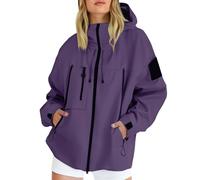 Womens Rain Jacket Plus Size Waterproof Rain Jackets Women Unisex Raincoat Womens Waterproof Lightweight Rain Jackets Windbreaker Packable Hooded Coats Outdoor Running Windbreaker for Men