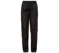 Vaude - Women's Fluid Pants - Waterproof trousers size 38 - Regular, black
