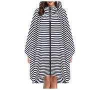 Women's Rain Poncho Jacket Waterproof Lightweight Reusable Hiking Rain Coat Jacket with Hood for Bicycle for Emergency,Concert,Camping,Travel,Hiking