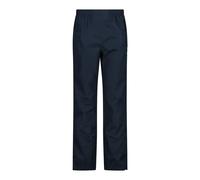 CMP - Woman Pant Rain With Full Lenght Side Zips, Black Blue, XS