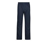 CMP - Woman Pant Rain With Lining And Full Lenght Side Zips, Black Blue, XS