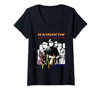 Women's Rainbow Difficult to Cure V-Neck T-Shirt