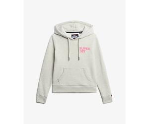 Women's rainbow striped hoodie sweatshirt Superdry Gris M