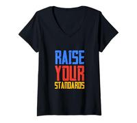 Women's Raise Your Standards V-Neck T-Shirt